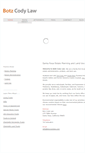 Mobile Screenshot of botzcodylaw.com